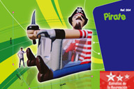 Pirata Saltarín Inflable Ideal para Recreación